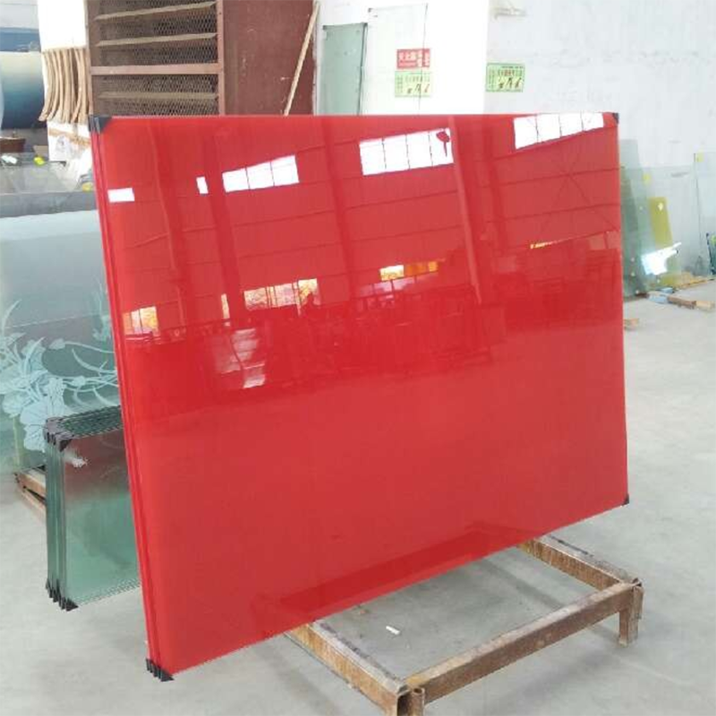 Mordern design Tempered Art Spray Paint Glass