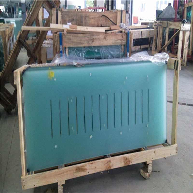 Customized Tempered Sandblasted Toughened Glass