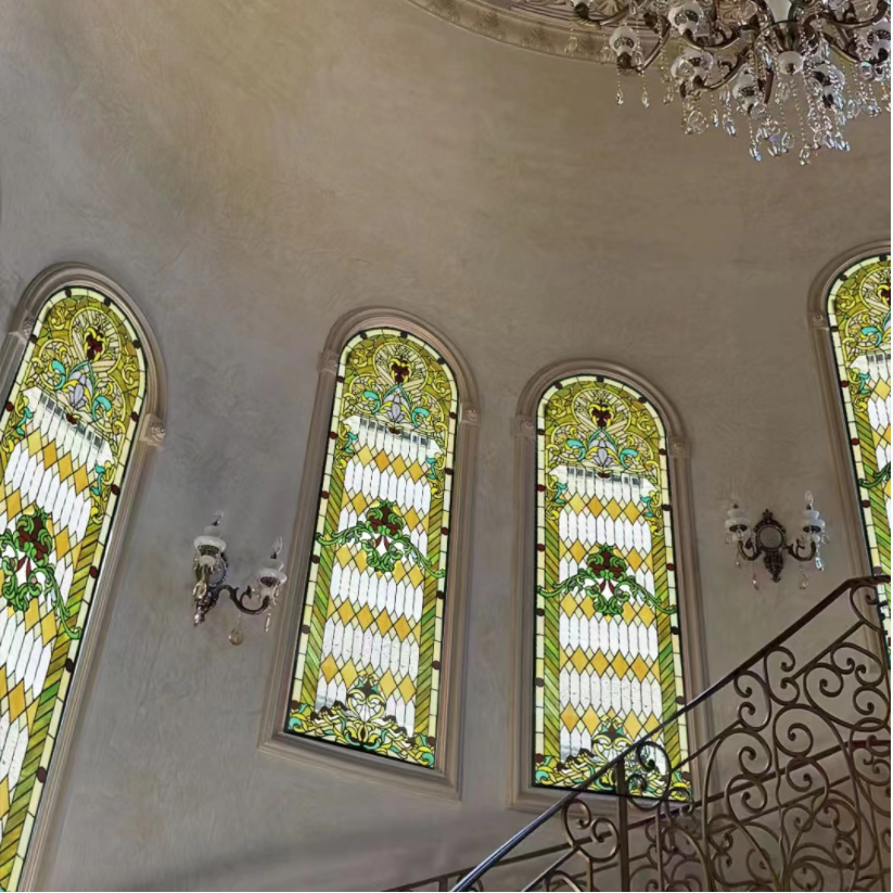 Decorative Stained Glass for Church Buildings