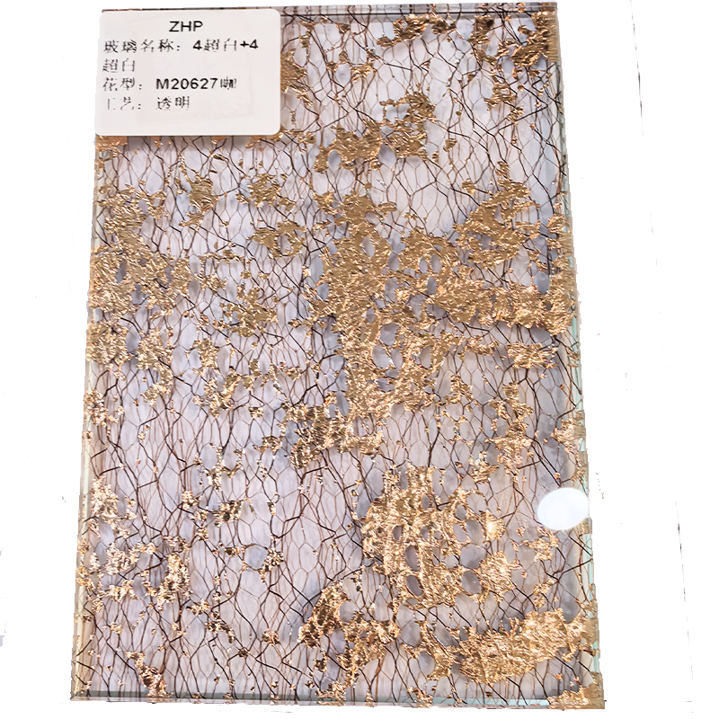 Fabric Wire Mesh Translucent Laminated Art Glass