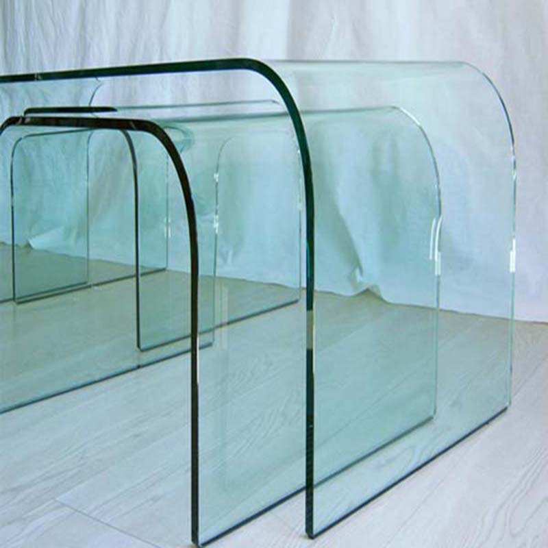 Bent tempered glass