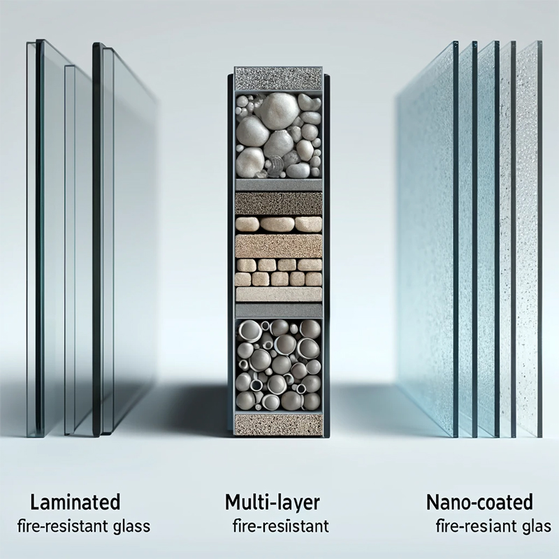 Fire-resistant glass