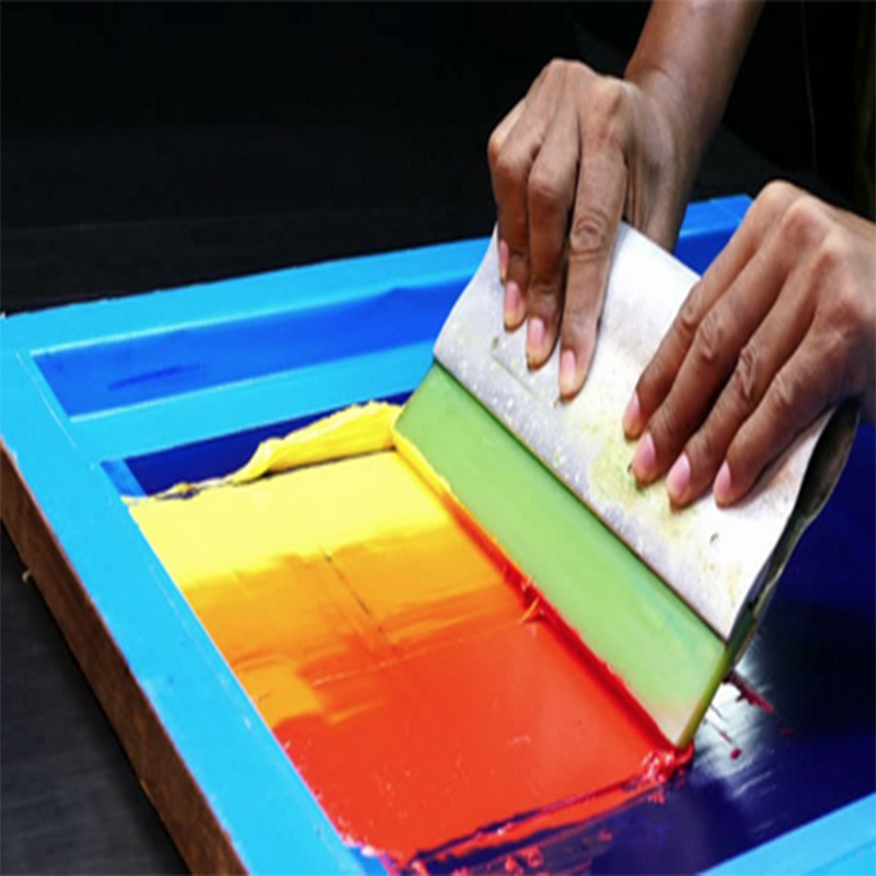 Silk screen printing glass