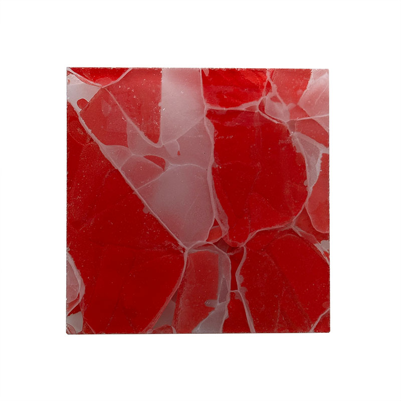 Art Jade Glass for hotel partition door head table decoration