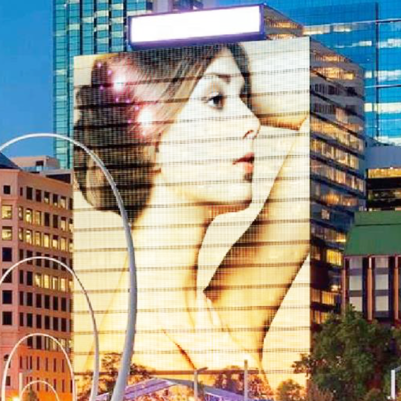transparent led video screen