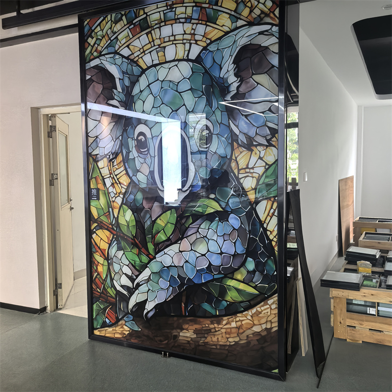 Customized Tempered Digital Ceramic Printing Decorative Art Glass