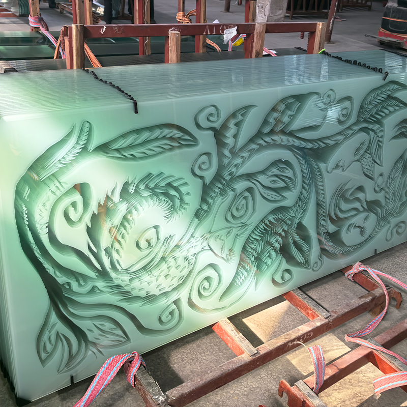 Silk Screen Printed Glass