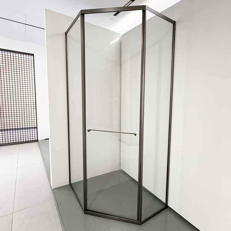 Diamond - Shaped Shower Enclosure - Maximizing Corner Space
