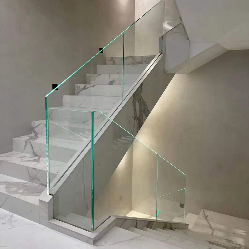 tempered glass stairs