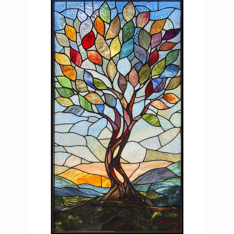 enameled glass enameled glass