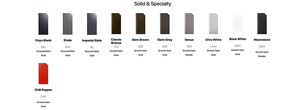 external aluminium battens