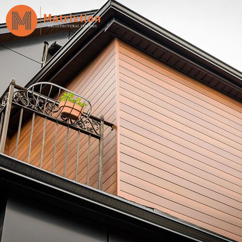Aluminium Timber Look Exterior Wall Cladding Systems