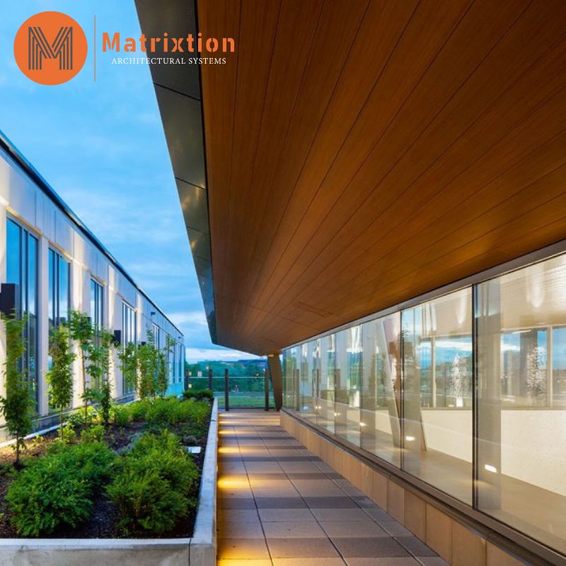 Aluminium Timber Look Exterior Wall Cladding Systems