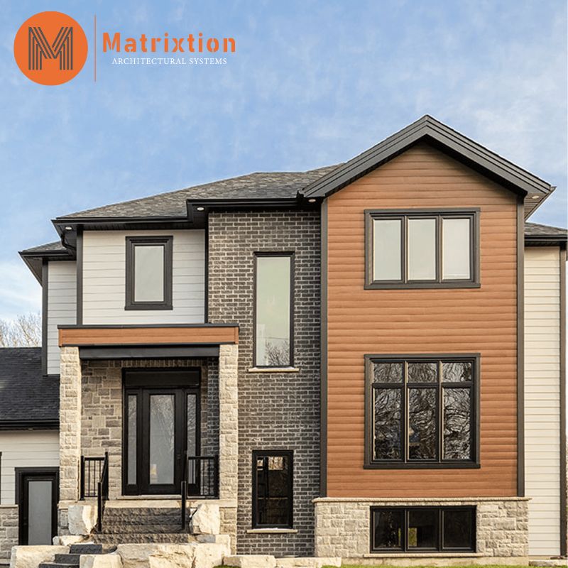 Aluminium Timber Look Exterior Wall Cladding Systems