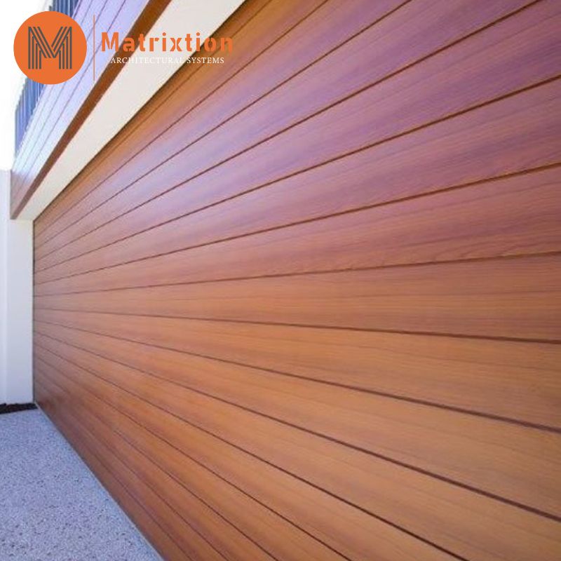 Aluminium Timber Look Exterior Wall Cladding Systems
