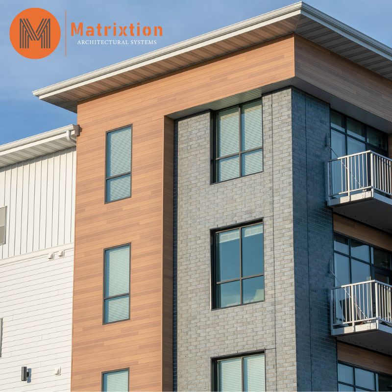 External Aluminium Wood Cladding Exterior Facade Panels
