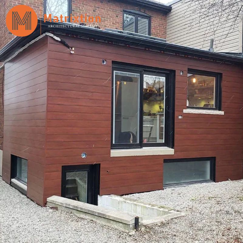 External Aluminium Wood Cladding Exterior Facade Panels