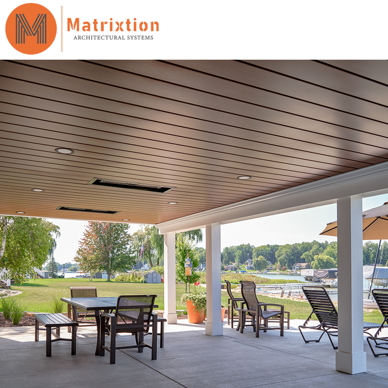 Metal Wood Look Aluminum Soffit Panels Architectural Products