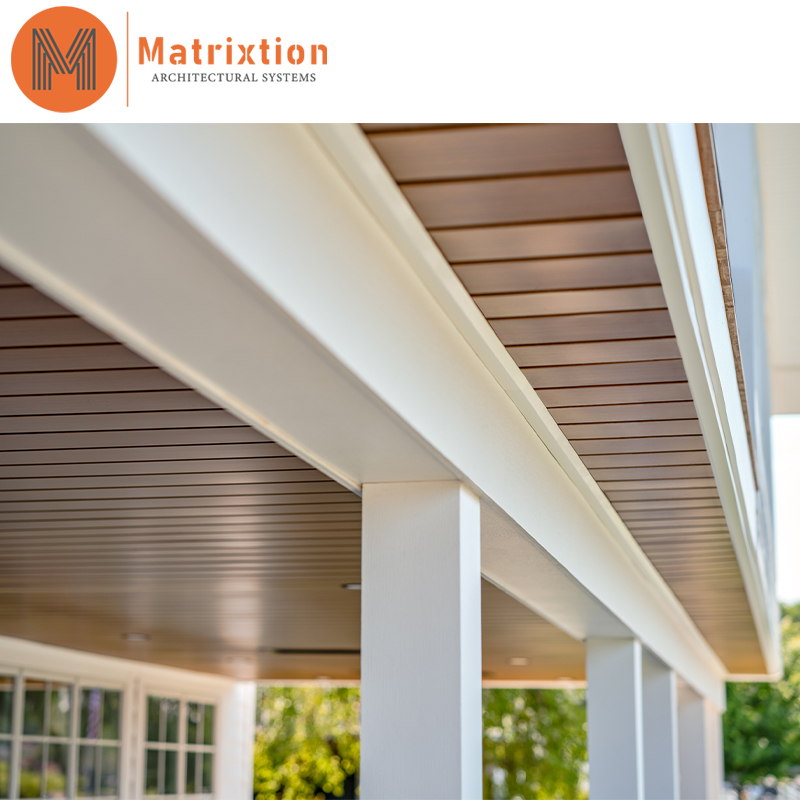 Metal Wood Look Aluminum Soffit Panels Architectural Products