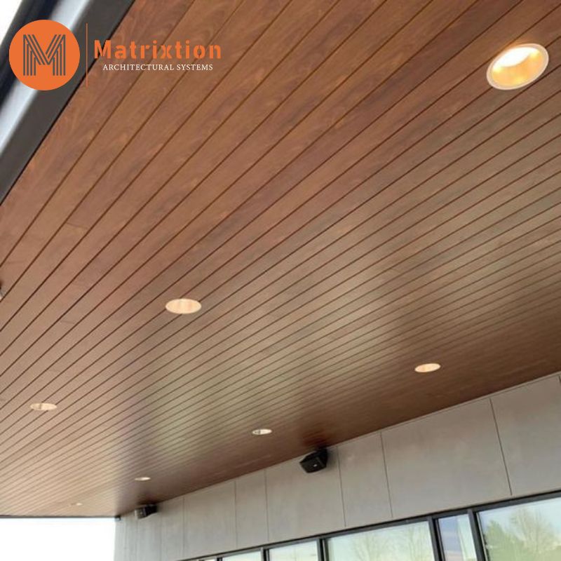 Wood Aluminum Vented Soffit Panels Menards