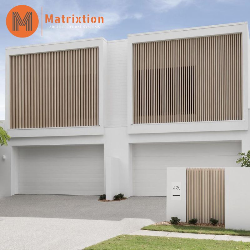 Timber Look Aluminium Battens Cladding
