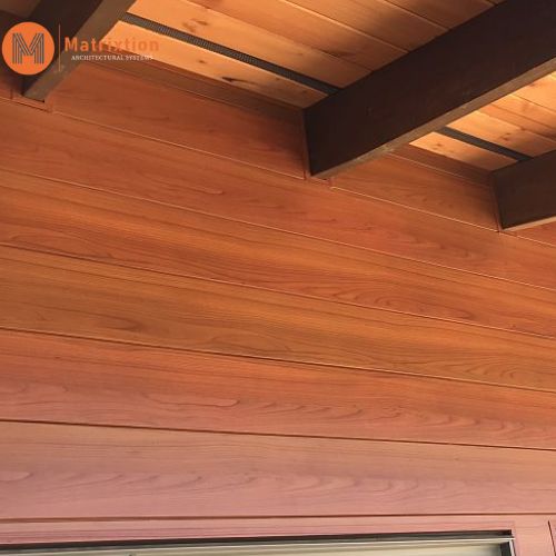 Aluminum Wood Siding Panels Weatherproof Timber Look Cladding for Modern Buildings