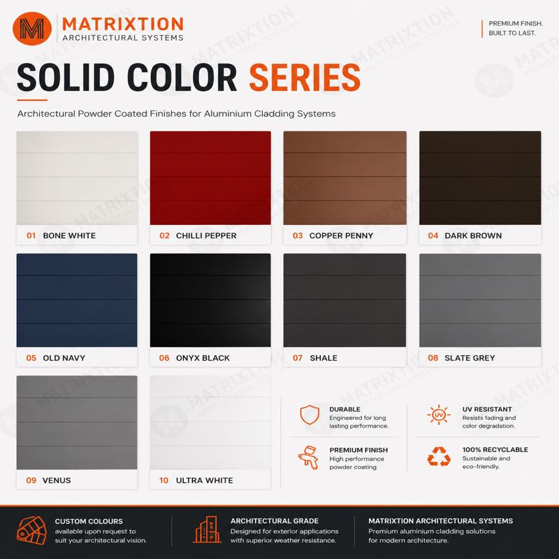 Aluminum Lap Siding Panels for Modern Exterior Wall Cladding | Matrixtion