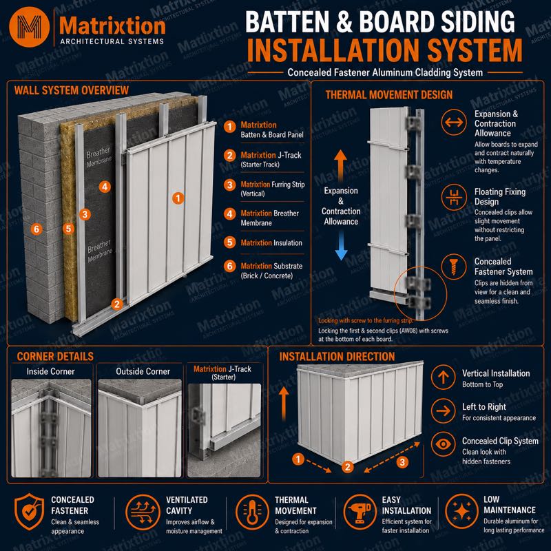 Aluminum Board and Batten Siding Aluminum Board and Batten Siding