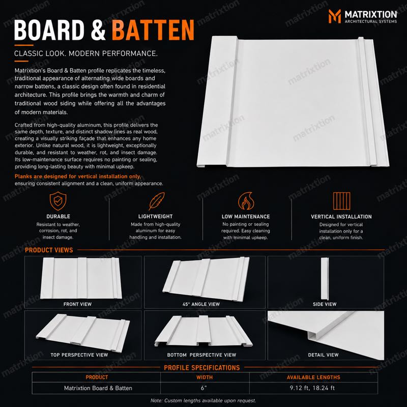 Metal Board and Batten Siding Metal Board and Batten Siding