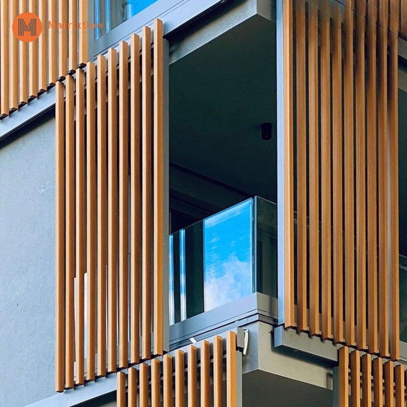 Timber Look Aluminum Batten System | 50×100 Exterior Battens