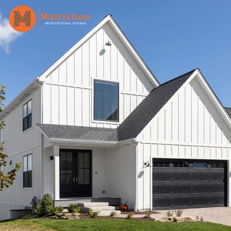 Aluminum Board and Batten Siding Panels for Modern Exterior Walls | Matrixtion