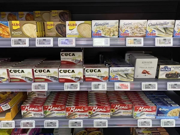 Supermarket Shelf Price Labels