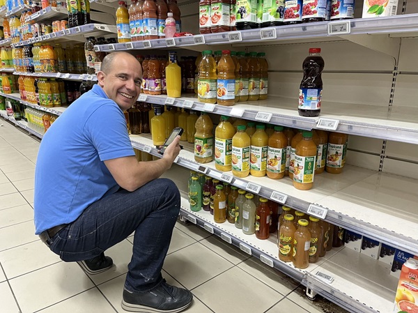 supermarket shelf labels