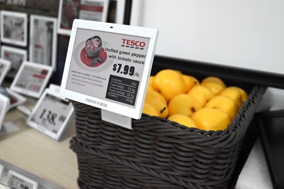 shelf edge labels