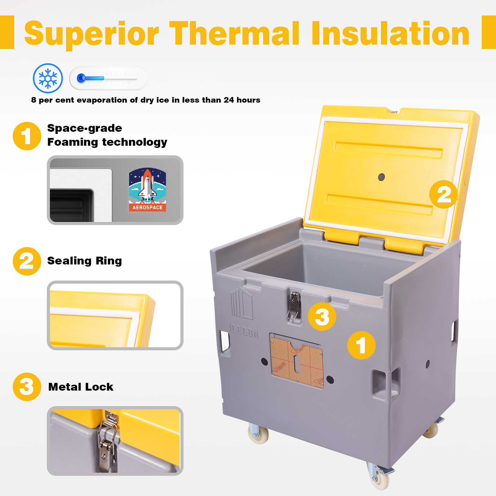 rotomolded insulated container