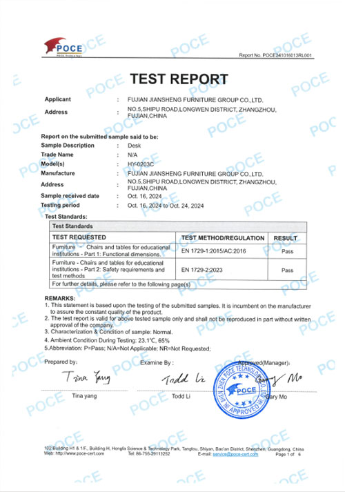 CE Certificate