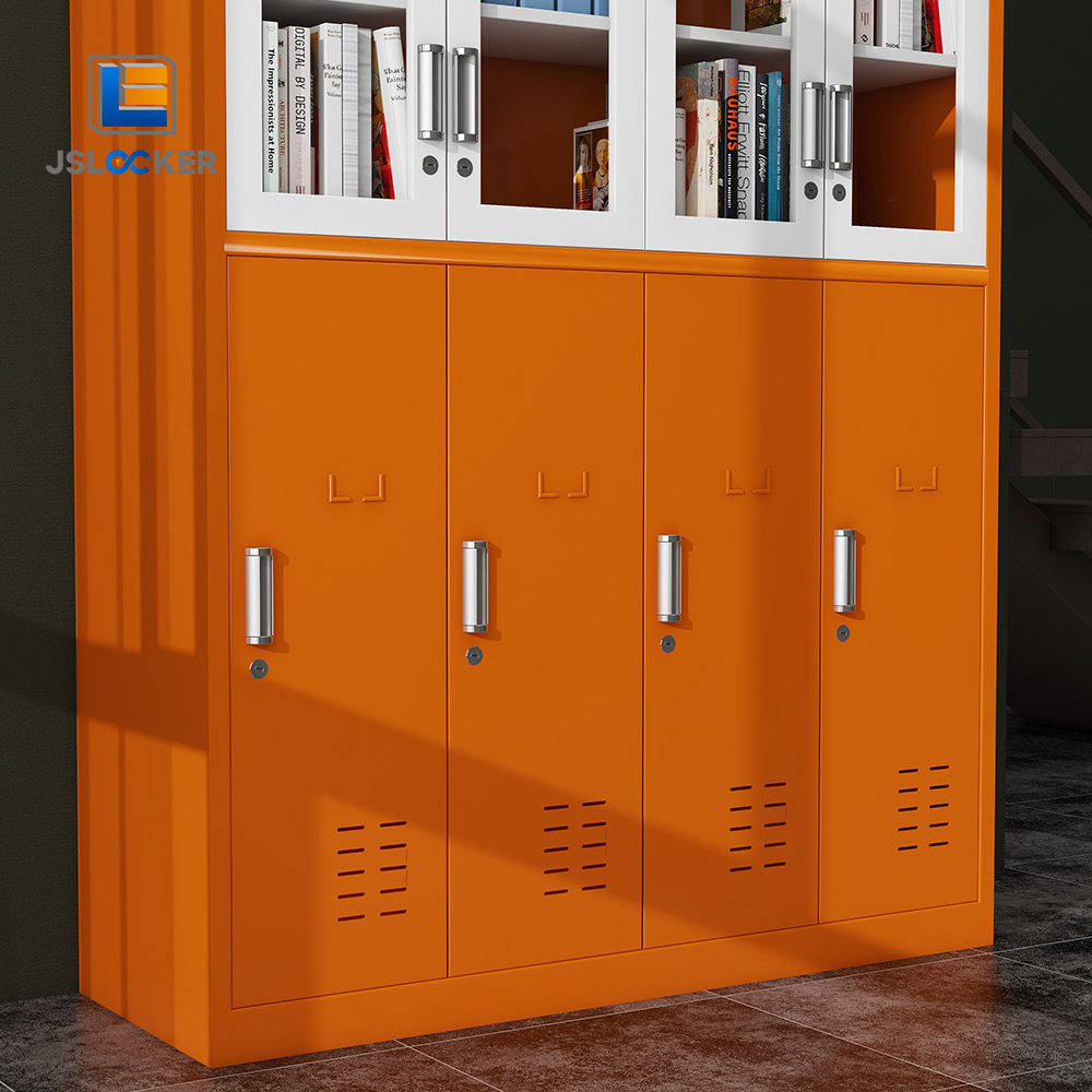 Grande schedario arancione per ufficio