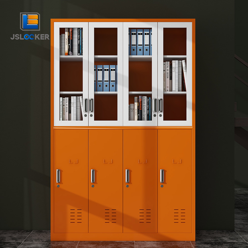 Grande schedario arancione per ufficio