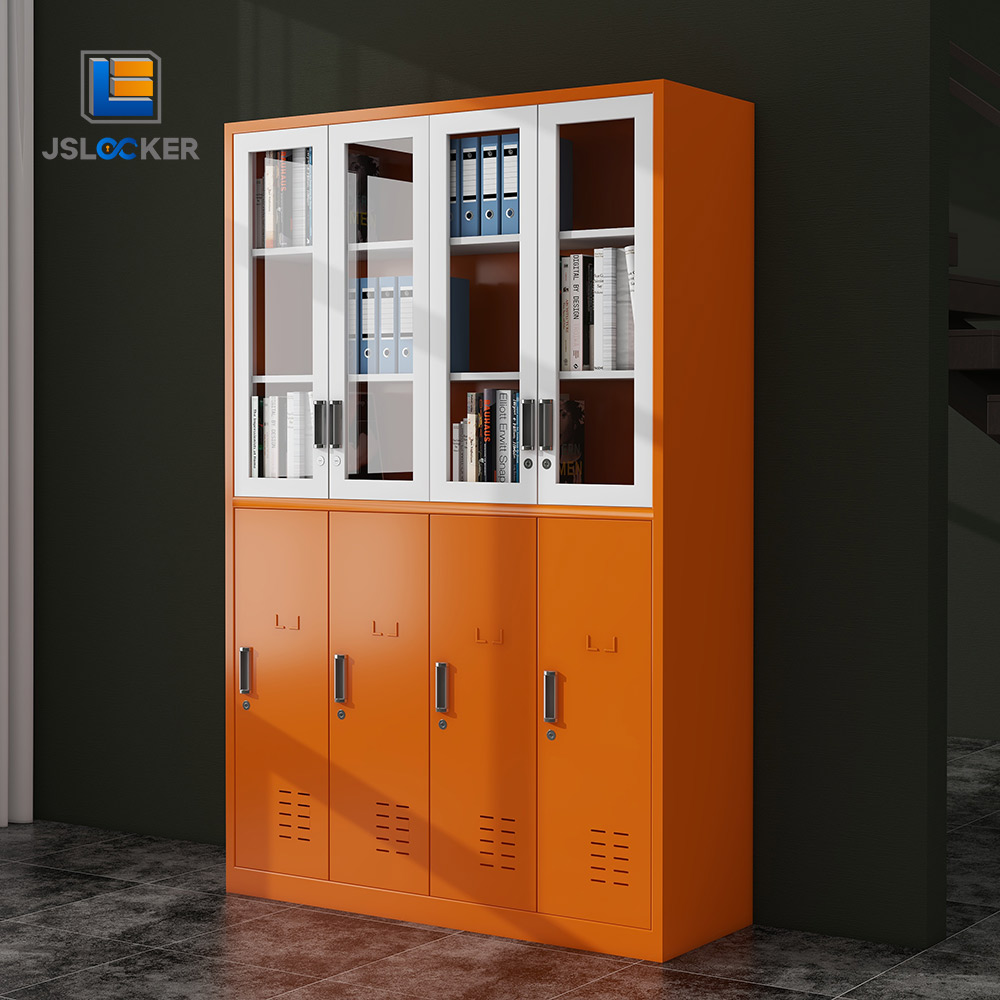 Grande schedario arancione per ufficio
