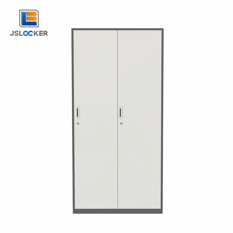 2 Door Metal Steel Storage Wardrobe