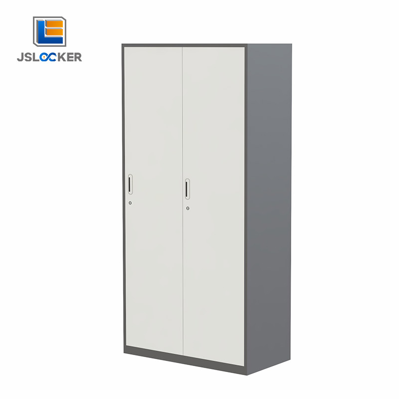 2 Door Metal Steel Storage Wardrobe