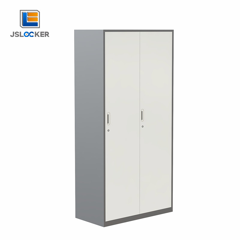 2 Door Metal Steel Storage Wardrobe
