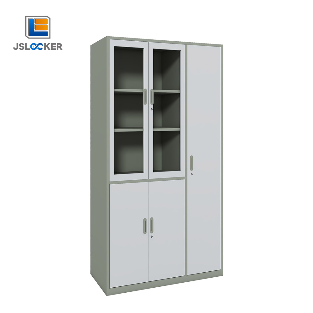 Blue Fireproof Horizontal Lockable Filing Cabinet