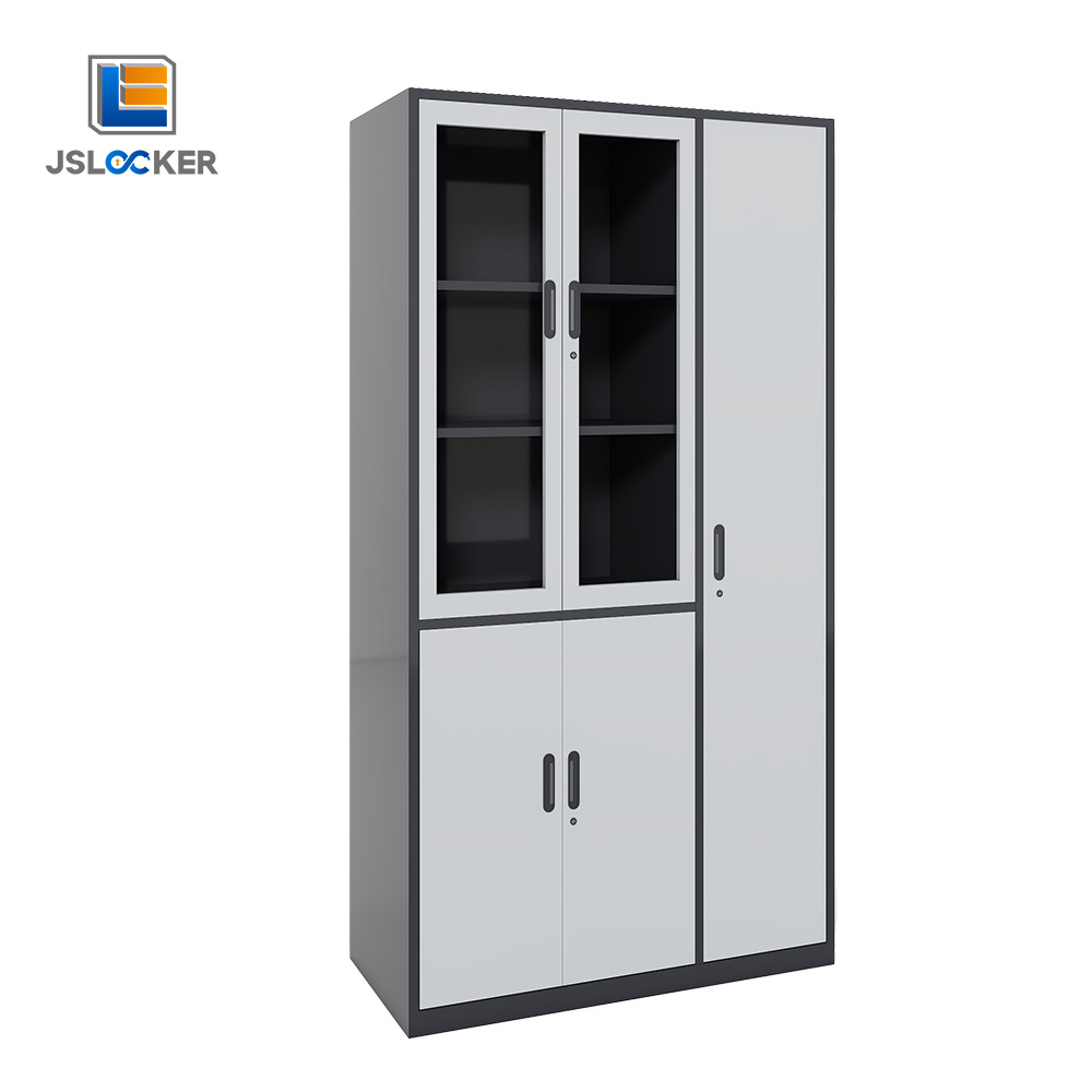 Blue Fireproof Horizontal Lockable Filing Cabinet