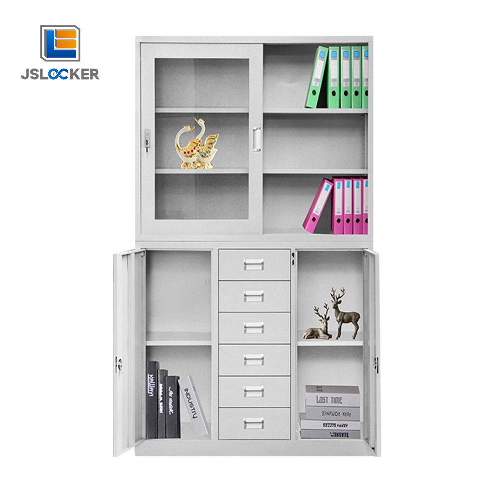 Modern Office White File Storage Cabinet With Lock
