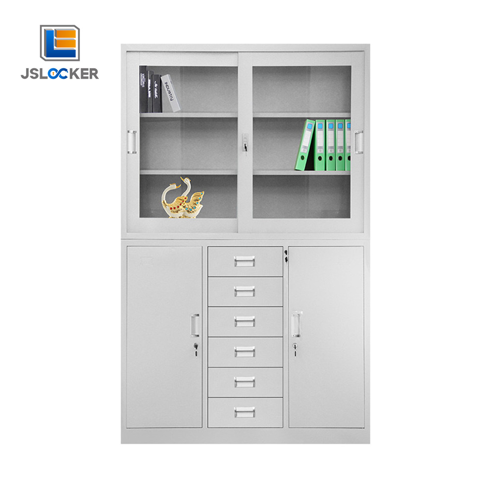 Modern Office White File Storage Cabinet With Lock