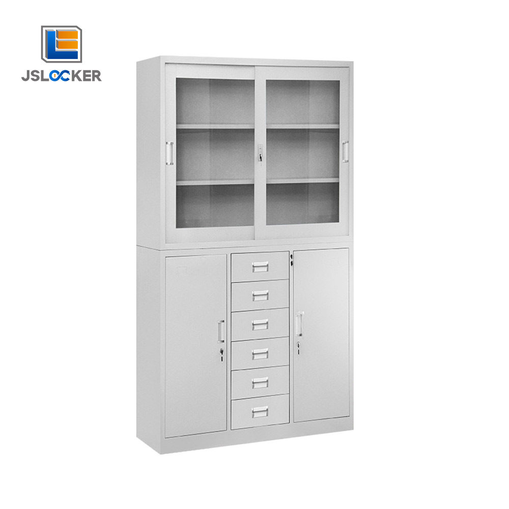 Modern Office White File Storage Cabinet With Lock