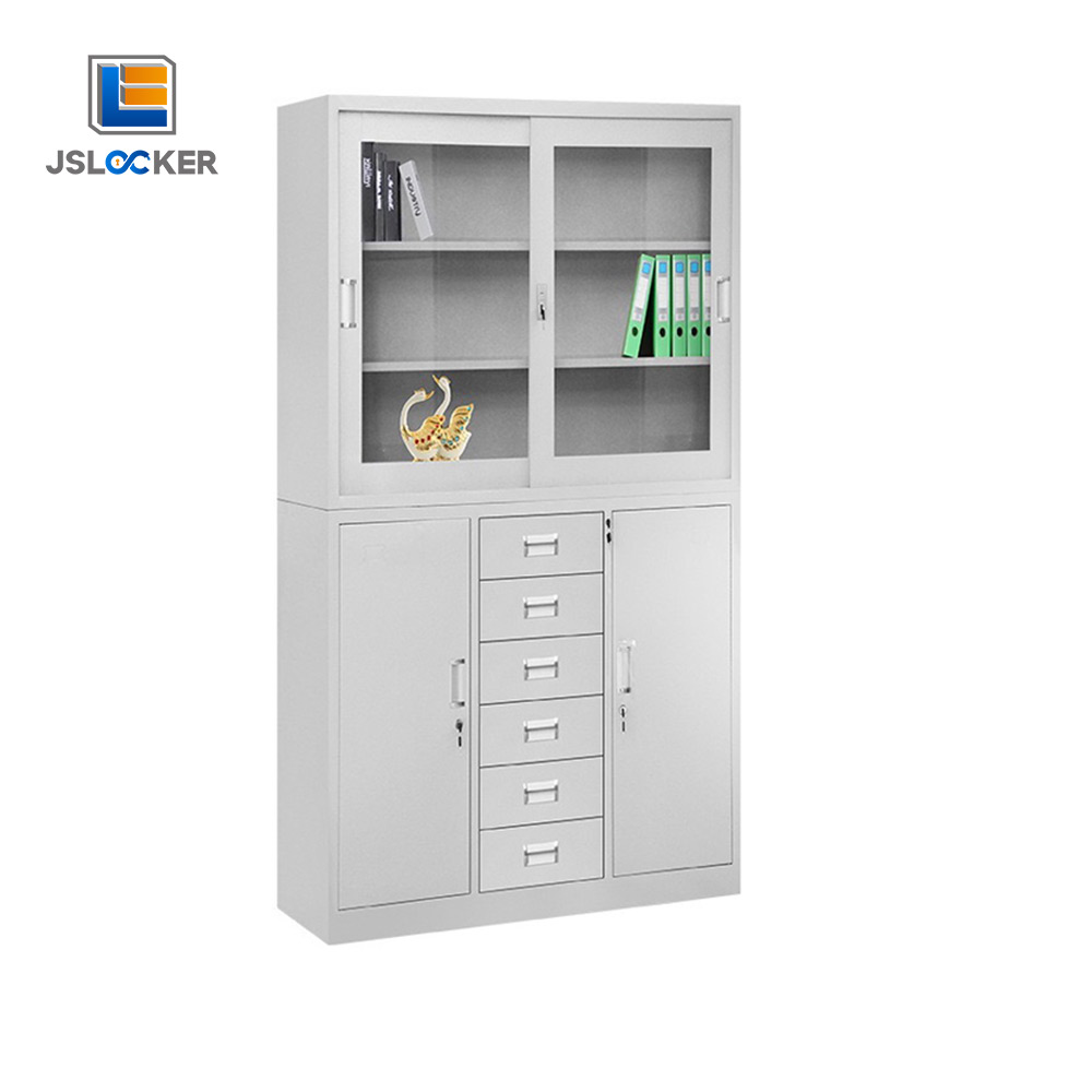 Modern Office White File Storage Cabinet With Lock