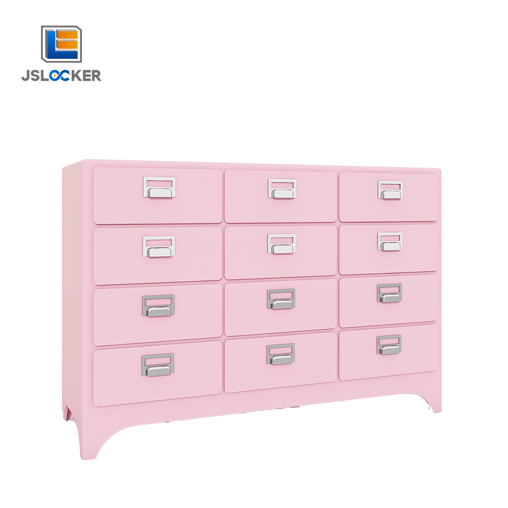 Metal Filing Cabinet & Stainless Steel 12-Door Lockers
