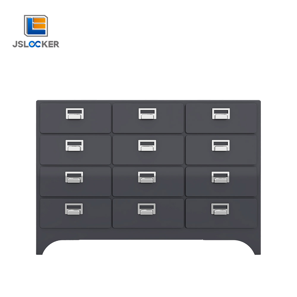 Metal Filing Cabinet & Stainless Steel 12-Door Lockers